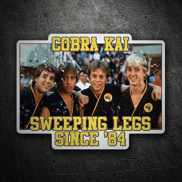 Aufkleber: Cobra Kai Since 84