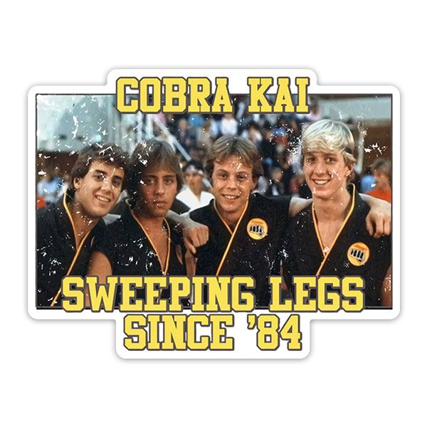 Aufkleber: Cobra Kai Since 84