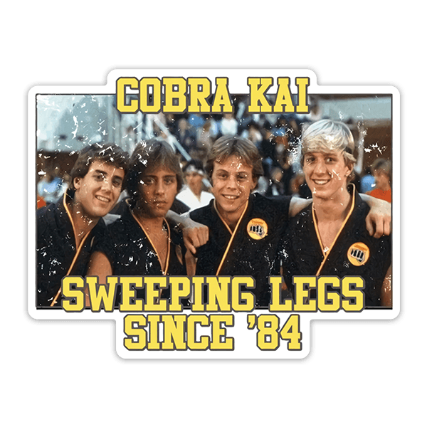 Aufkleber: Cobra Kai Since 84 0