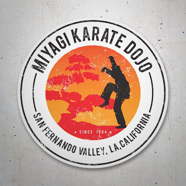 Aufkleber: Cobra Kai Miyagi Karate Dojo