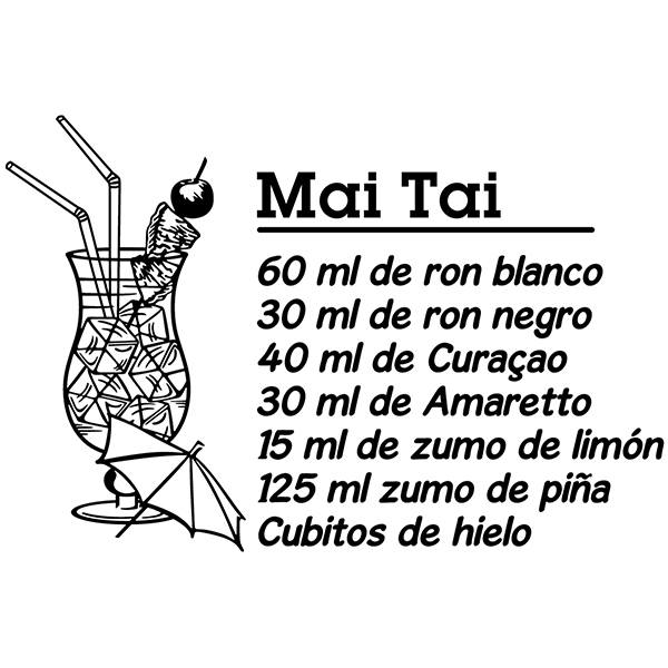 Wandtattoos: Cocktail Mai Tai - spanisch