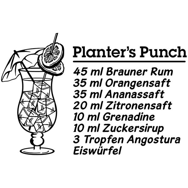 Wandtattoos: Cocktail PlanterCocktail Planter