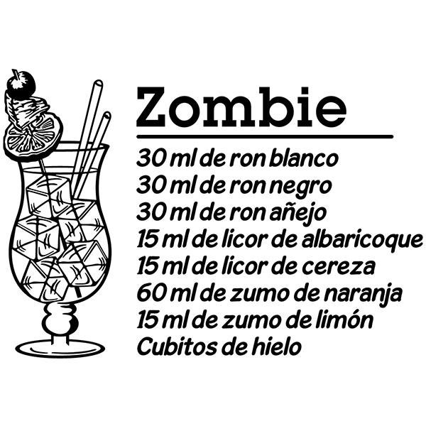 Wandtattoos: Cocktail Zombie - spanisch