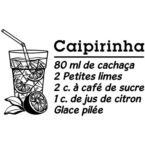 Wandtattoos: Cocktail Caipirinha - französisch