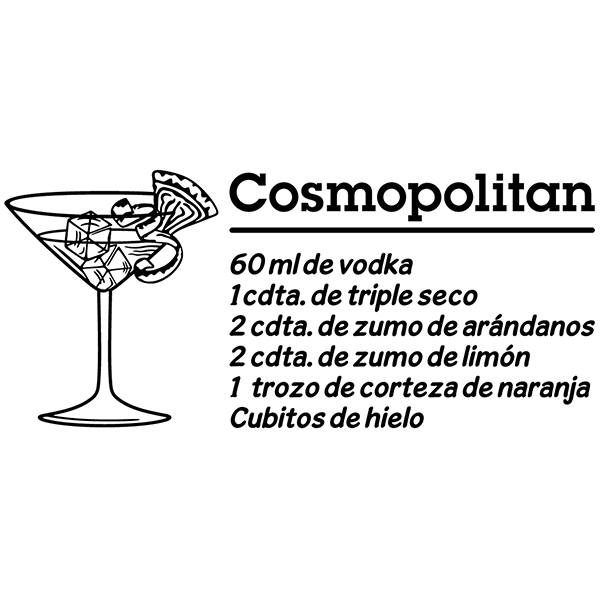 Wandtattoos: Cocktail Cosmopolitan - spanisch