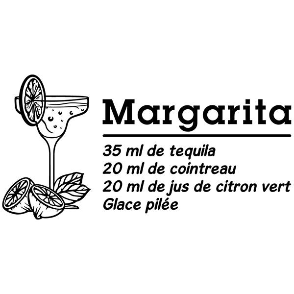 Wandtattoos: Cocktail Margarita - französisch