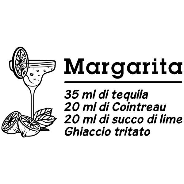Wandtattoos: Cocktail Margarita - italienisch