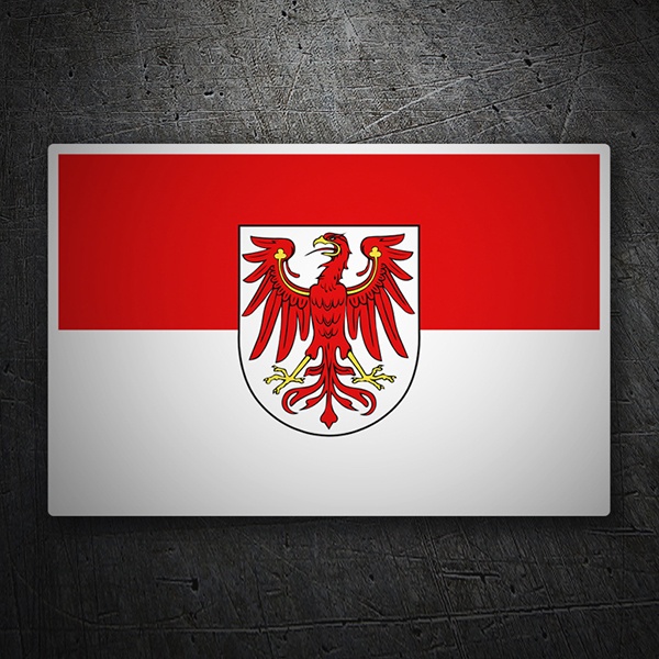 Aufkleber: Flagge Brandenburg