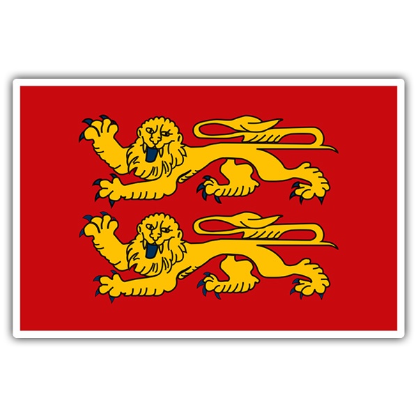 Aufkleber: Flagge Normandy