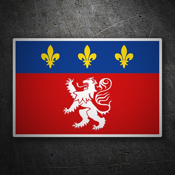 Aufkleber: Flagge Lyonnais 1