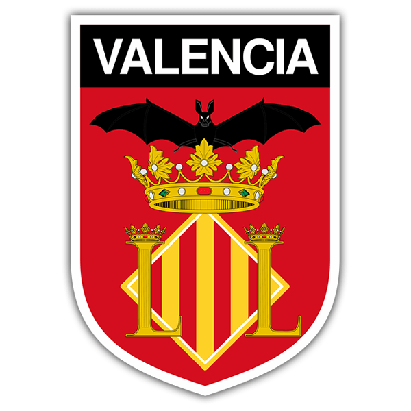Aufkleber: Wappen Valencia