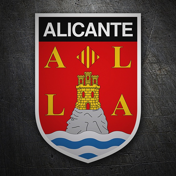 Aufkleber: Wappen Alicante