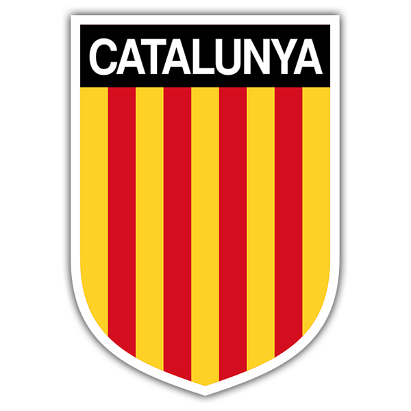 Aufkleber: Wappen Katalonien