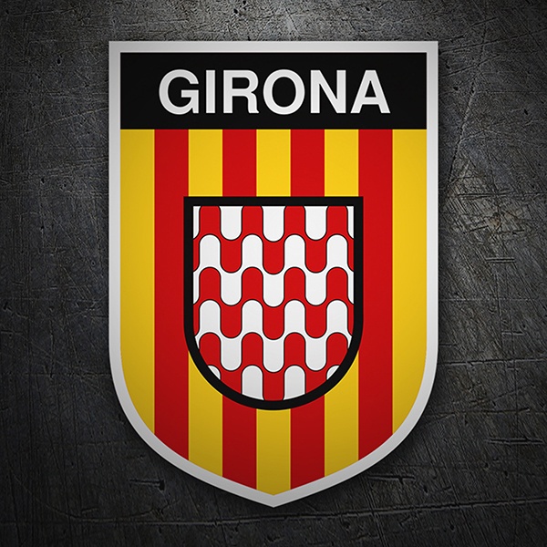Aufkleber: Wappen Girona