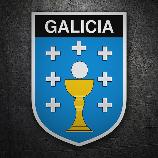 Aufkleber: Wappen Galicien 1