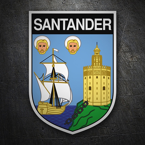 Aufkleber: Wappen Santander