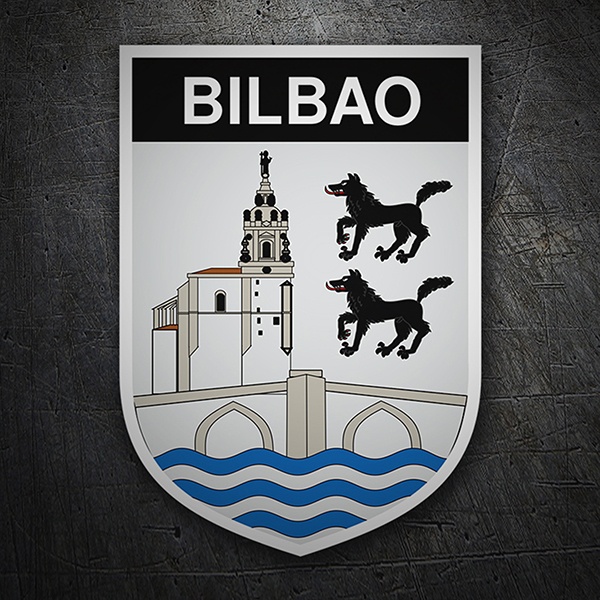 Aufkleber: Wappen Bilbao