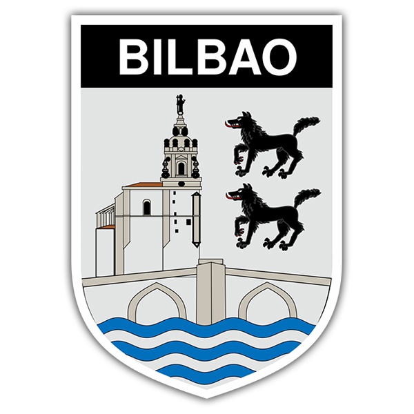 Aufkleber: Wappen Bilbao