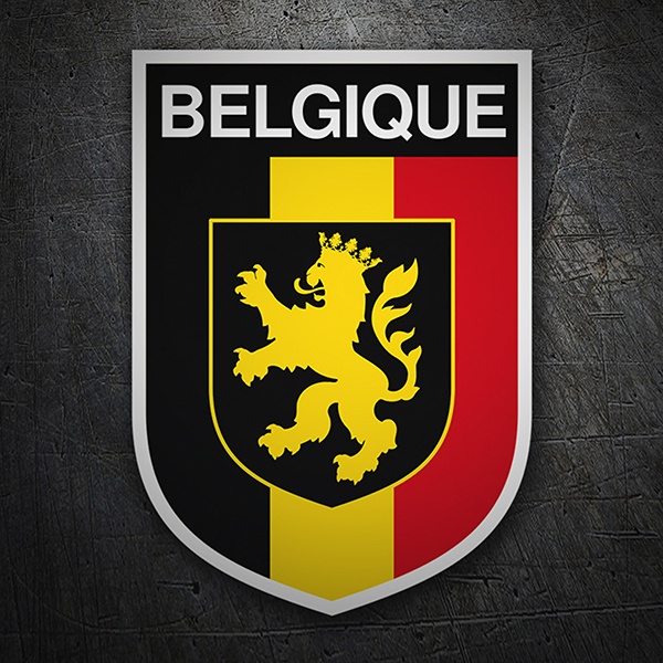 Aufkleber: Wappen Belgien 1