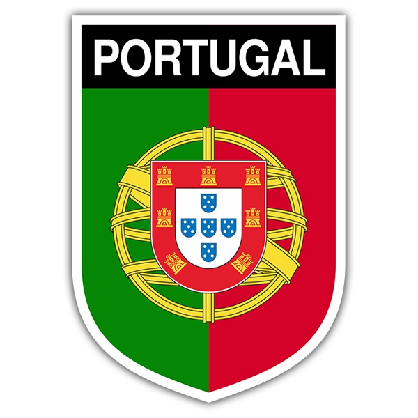 Aufkleber: Wappen Portugal