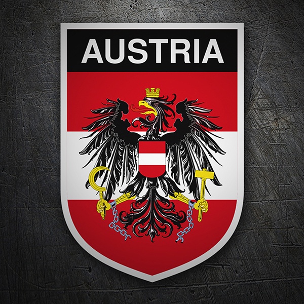 Aufkleber: Wappen Österreich