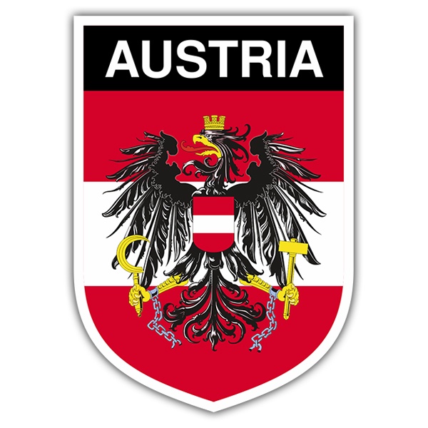Aufkleber: Wappen Österreich