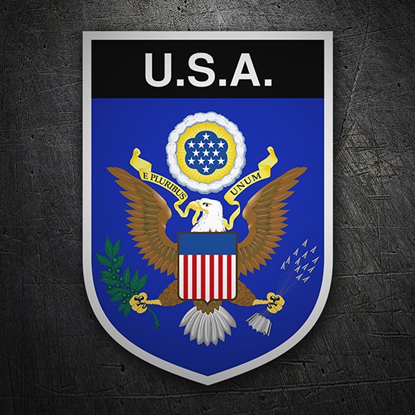 Aufkleber: Wappen USA