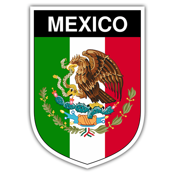 Aufkleber: Wappen Mexiko