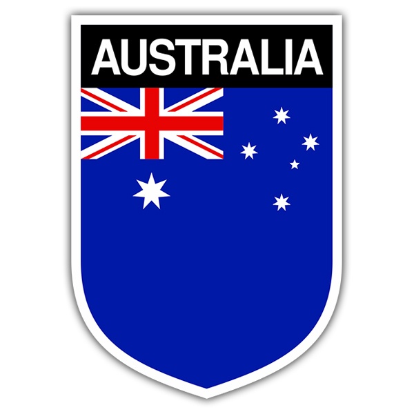 Aufkleber: Wappen Australien