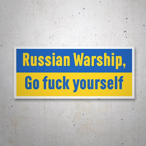 Aufkleber: Ukraine Nein zum Krieg