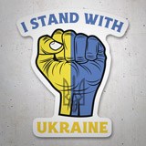 Aufkleber: Ich bin mit der Ukraine 3