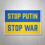 Aufkleber: Stop Putin Stop War 3