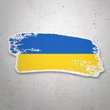 Aufkleber: Ukraine Schlaganfälle 3