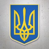 Aufkleber: Wappen der Ukraine 3