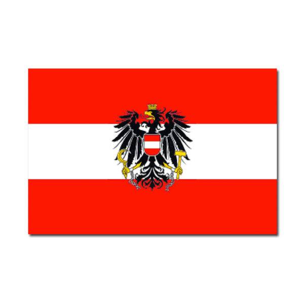 Aufkleber: Flagge von Österreich