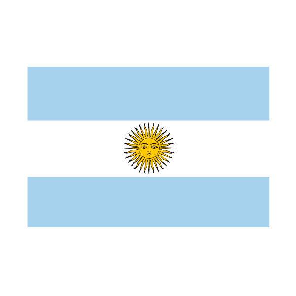 Aufkleber: Flagge Argentinien