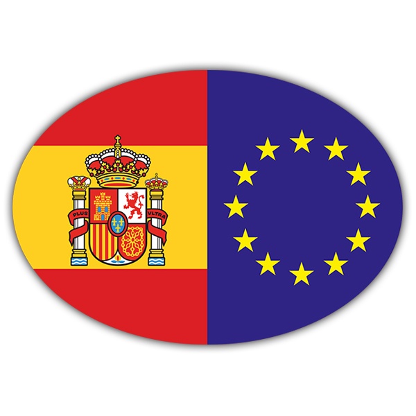 Aufkleber: Europa Spanien