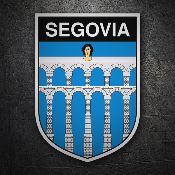 Aufkleber: Wappen Segovia