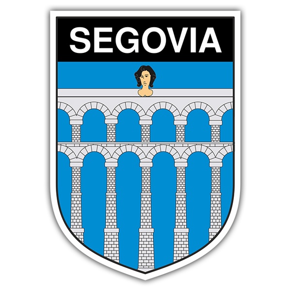 Aufkleber: Wappen Segovia