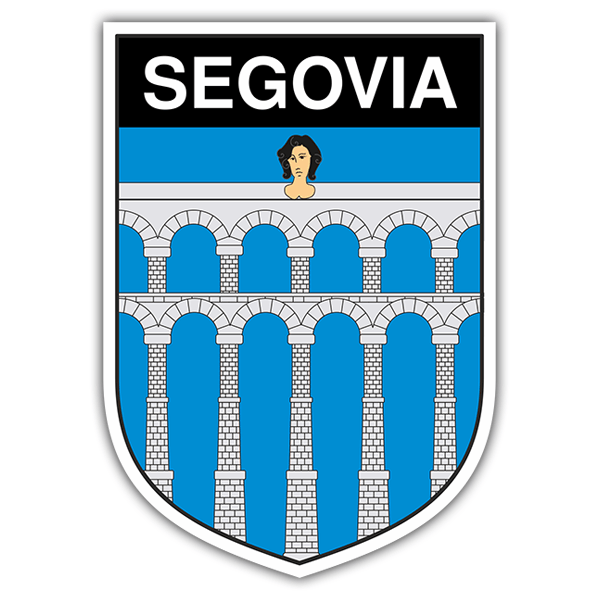 Aufkleber: Wappen Segovia