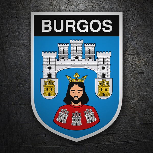 Aufkleber: Wappen Burgos