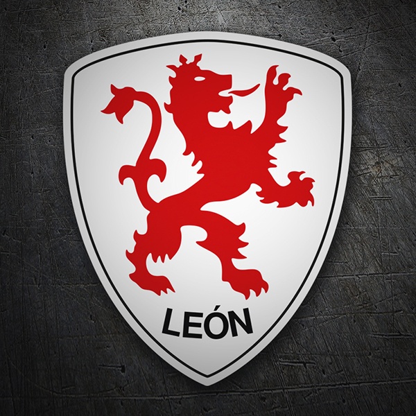 Aufkleber: Wappen León
