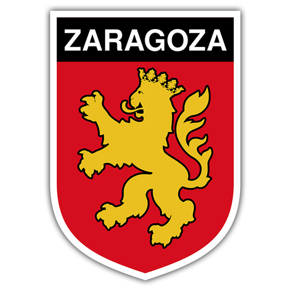 Aufkleber: Wappen Zaragoza