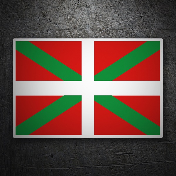 Aufkleber: Flagge Euskadi
