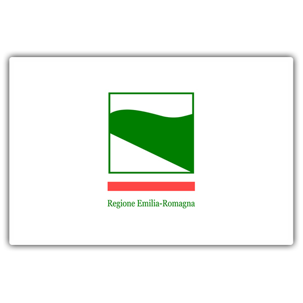 Aufkleber: Flaggen Emilia-Romagna