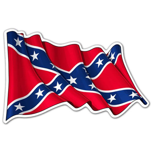 Aufkleber: Rebel Confederate Flag