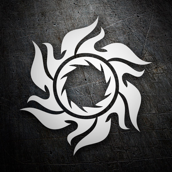 Aufkleber: Aufkleber Tribal-Sonne