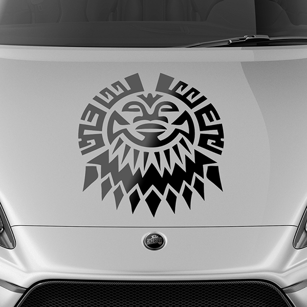 Aufkleber: Tribal Sonne Auto-Aufkleber