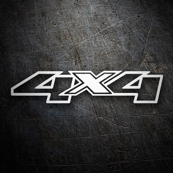 Aufkleber: 4x4 Farbrand