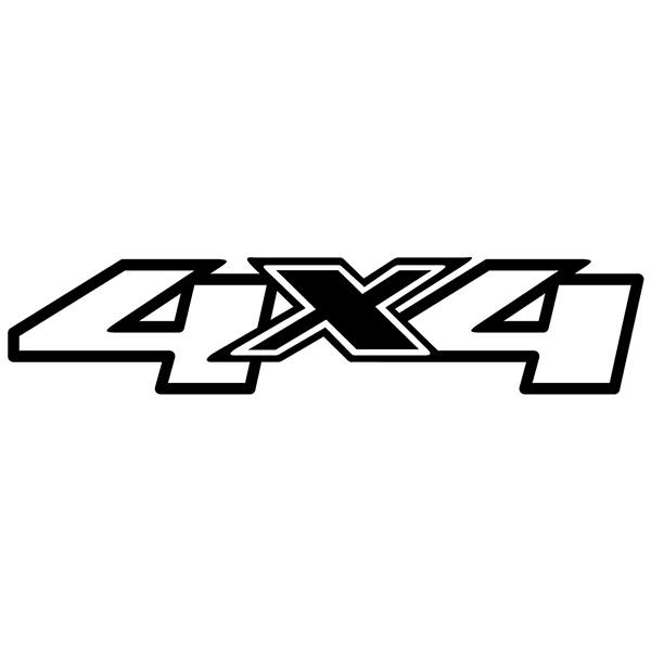 Aufkleber: 4x4 Farbrand